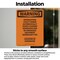 Signmission Interrupting Utility Power Automatically OSHA Warning Sign, Vinyl Decal, 10in W x 14in L, 2PK OS-2PACK-WS-D-1014-V-13264 - alternate 6